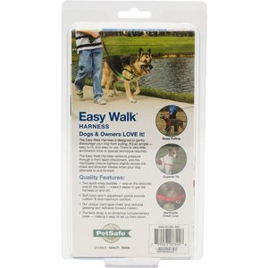 PetSafe Easy Walk Dog Harness, Red/Black, Medium/Large