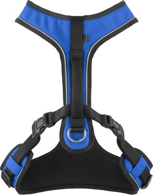 Show full view: PetSafe EasySport Nylon Reflective Back Clip Dog Harness, Blue, Large: 29 to 43-in chest slide 9 of 13