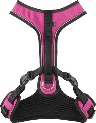 Show full view: PetSafe EasySport Nylon Reflective Back Clip Dog Harness, Pink, Large: 29 to 43-in chest slide 8 of 11