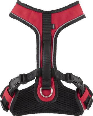 Show full view: PetSafe EasySport Nylon Reflective Back Clip Dog Harness, Red, Medium: 26 to 32-in chest slide 8 of 12