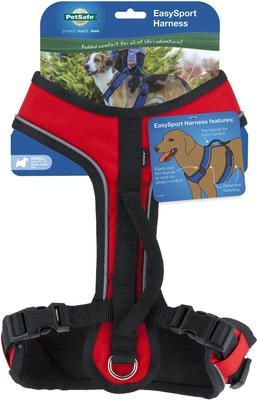 Show full view: PetSafe EasySport Nylon Reflective Back Clip Dog Harness, Red, Small: 21 to 27-in chest slide 9 of 12