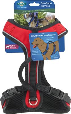 Show full view: PetSafe EasySport Nylon Reflective Back Clip Dog Harness, Red, X-Small: 16 to 22-in chest slide 9 of 12