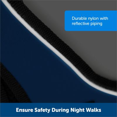 Show full view: PetSafe EasySport Nylon Reflective Dog Harness, Charcoal, Medium: 26 to 32-in chest slide 3 of 8