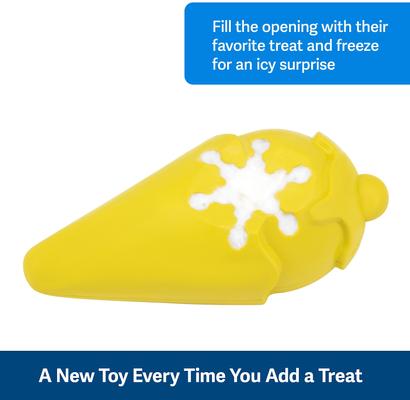 Show full view: PetSafe Frosty Cone Chew Dog Toy, Medium/Large  slide 3 of 11