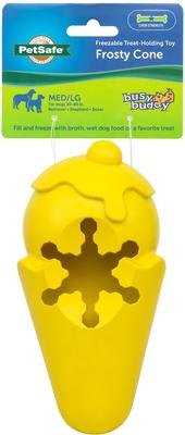 Show full view: PetSafe Frosty Cone Chew Dog Toy, Medium/Large  slide 9 of 11