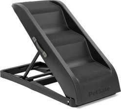 PetSafe Happy Ride Side Door Dog Stairs, Black, Large