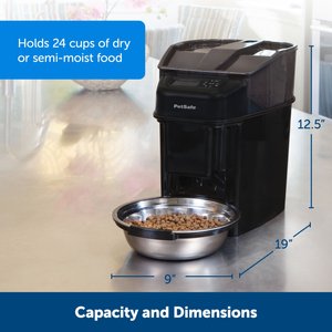PetSafe Healthy Pet Simply Feed Programmable Dog & Cat Feeder, 24-cup