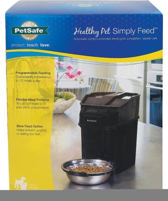 Show full view: PetSafe Healthy Pet Simply Feed Programmable Dog & Cat Feeder, 24-cup slide 9 of 13