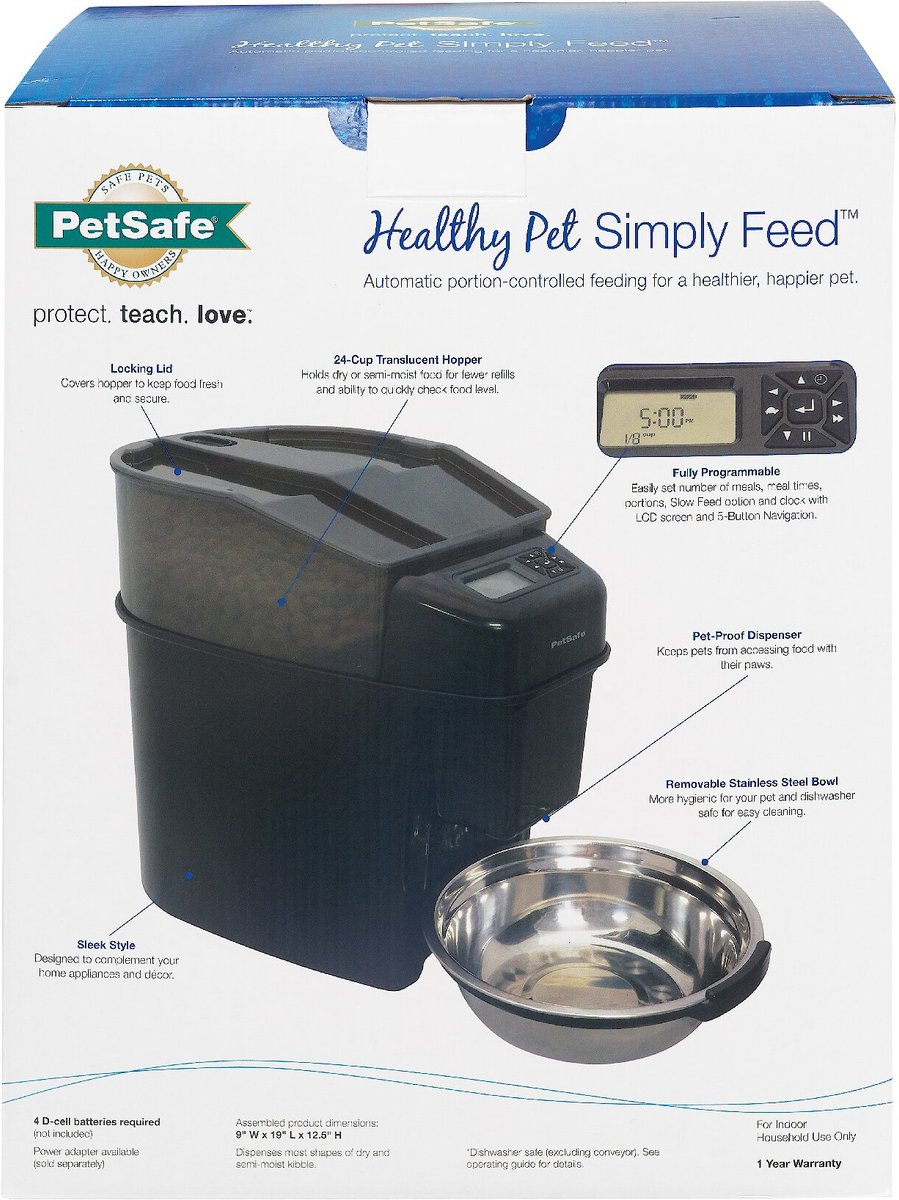 PetSafe Healthy Pet Simply Feed Programmable Dog & Cat Feeder