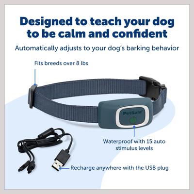 Show full view: PetSafe Lite Waterproof Rechargeable Static Dog Bark Collar slide 3 of 9