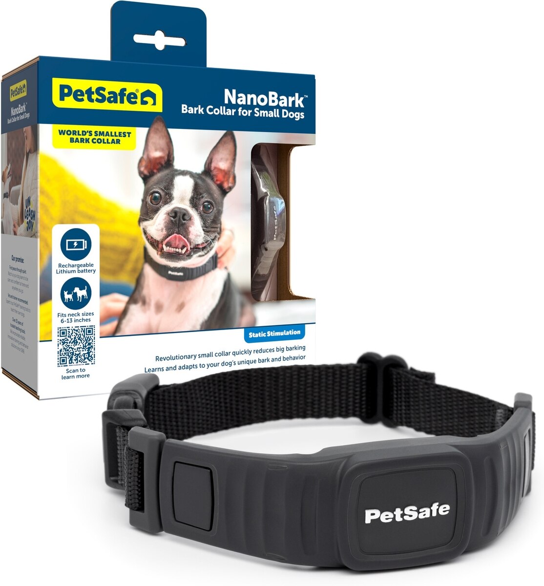 Petsafe NanoBark Collar by PetSafe Rechargeable Dog Bark Collar