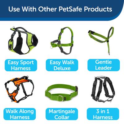 Show full view: PetSafe Nylon Dog Leash, Apple Green, 6-ft long, 3/4-in wide slide 6 of 8