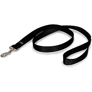 PetSafe Nylon Dog Leash, Black, 4-ft long, 1-in wide