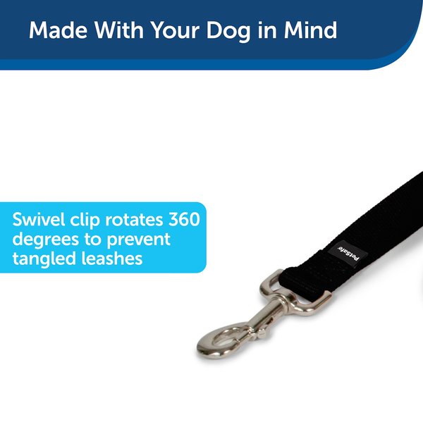 Show full view: PetSafe Nylon Dog Leash, Black, 6-ft long, 1-in wide slide 2 of 8