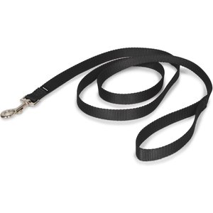 PetSafe Nylon Dog Leash, Black, 6-ft long, 3/4-in wide