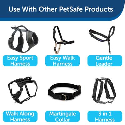 Show full view: PetSafe Nylon Dog Leash, Black, 6-ft long, 3/4-in wide slide 5 of 7