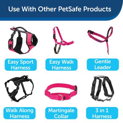 Show full view: PetSafe Nylon Dog Leash, Raspberry, 6-ft long, 3/4-in wide slide 6 of 9