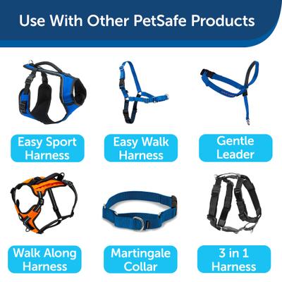 Show full view: PetSafe Nylon Dog Leash, Royal Blue, 4-ft long, 3/4-in wide slide 6 of 10