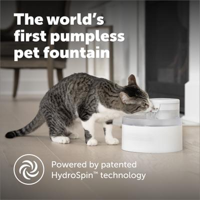 Show full view: PetSafe Outlast Pumpless Cat Water Fountain, White, 60-oz slide 2 of 10