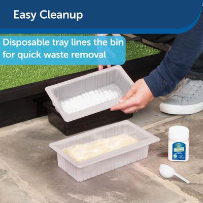 Show full view: PetSafe Pet Loo Portable Dog Potty Pee Pod & Wee Sponge Disposal Kit, 7 count slide 3 of 6