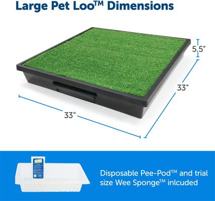 Show full view: PetSafe Pet Loo Portable Indoor & Outdoor Dog Potty, Large slide 7 of 13