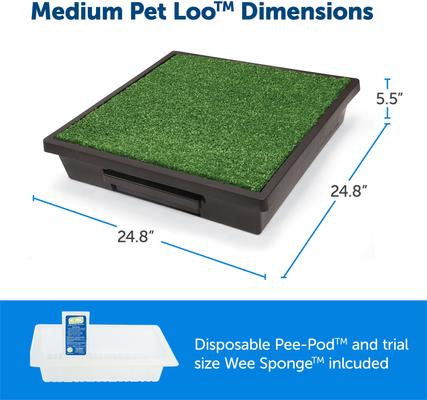 Show full view: PetSafe Pet Loo Portable Indoor & Outdoor Dog Potty, Medium slide 6 of 13
