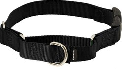 PetSafe Quick Snap Buckle Nylon Martingale Dog Collar, Black, Large: 13 to 20-in neck, 1-in wide