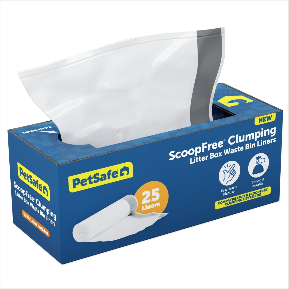 PetSafe ScoopFree Clumping Cat Litter Box Liner, 25 count
