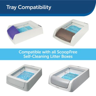 Show full view: PetSafe ScoopFree Complete Disposable Crystal Cat Litter Tray, 6-Pack, Blue slide 9 of 12
