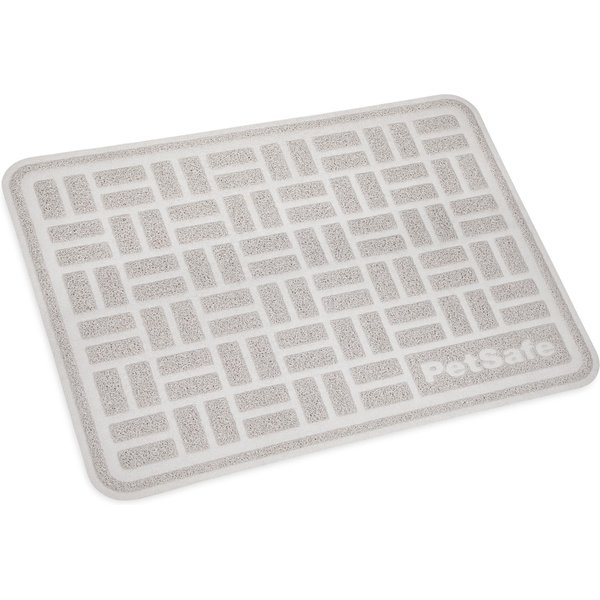Petmaker Nonslip Pet Food & Litter Mat, Gray