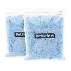 PetSafe ScoopFree Premium Crystal Cat Litter 2-Pack, Blue
