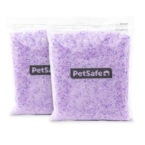 PetSafe ScoopFree Premium Crystal Cat Litter 2-Pack, Lavender