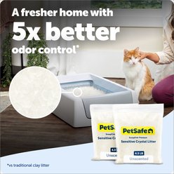 PetSafe ScoopFree Premium Crystal Cat Litter 2-Pack, Sensitive slide 2 of 8