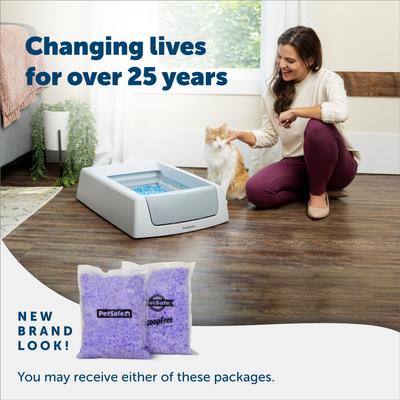 Show full view: PetSafe ScoopFree Premium Crystal Cat Litter, 4.3-lb bag, bundle of 4 slide 7 of 10