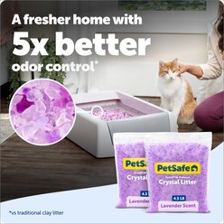 PetSafe ScoopFree Premium Crystal Lavender Scented Cat Litter 2-Pack slide 2 of 8