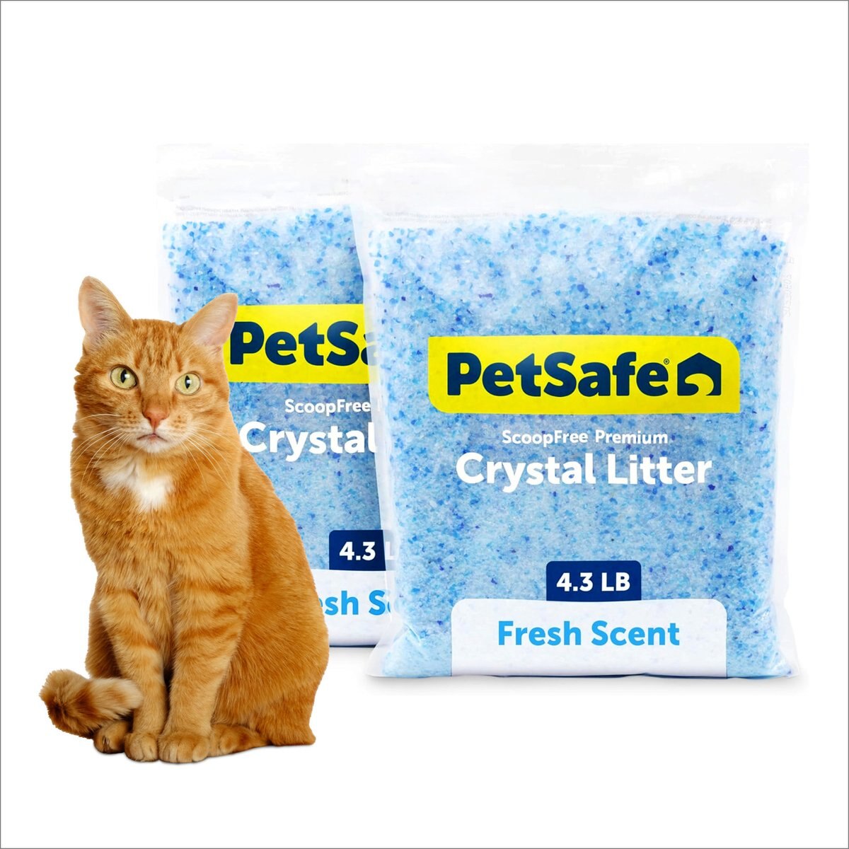 PetSafe ScoopFree Premium Crystal Original Scented Cat Litter 2-Pack