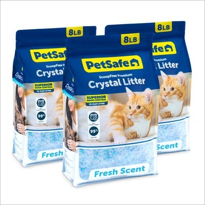 PetSafe PetSafe ScoopFree Premium Fresh Crystal Cat Litter, 8-lb bag, 3 count