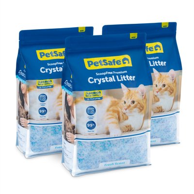 PetSafe PetSafe ScoopFree Premium Fresh Crystal Cat Litter, 8-lb bag, 3 count