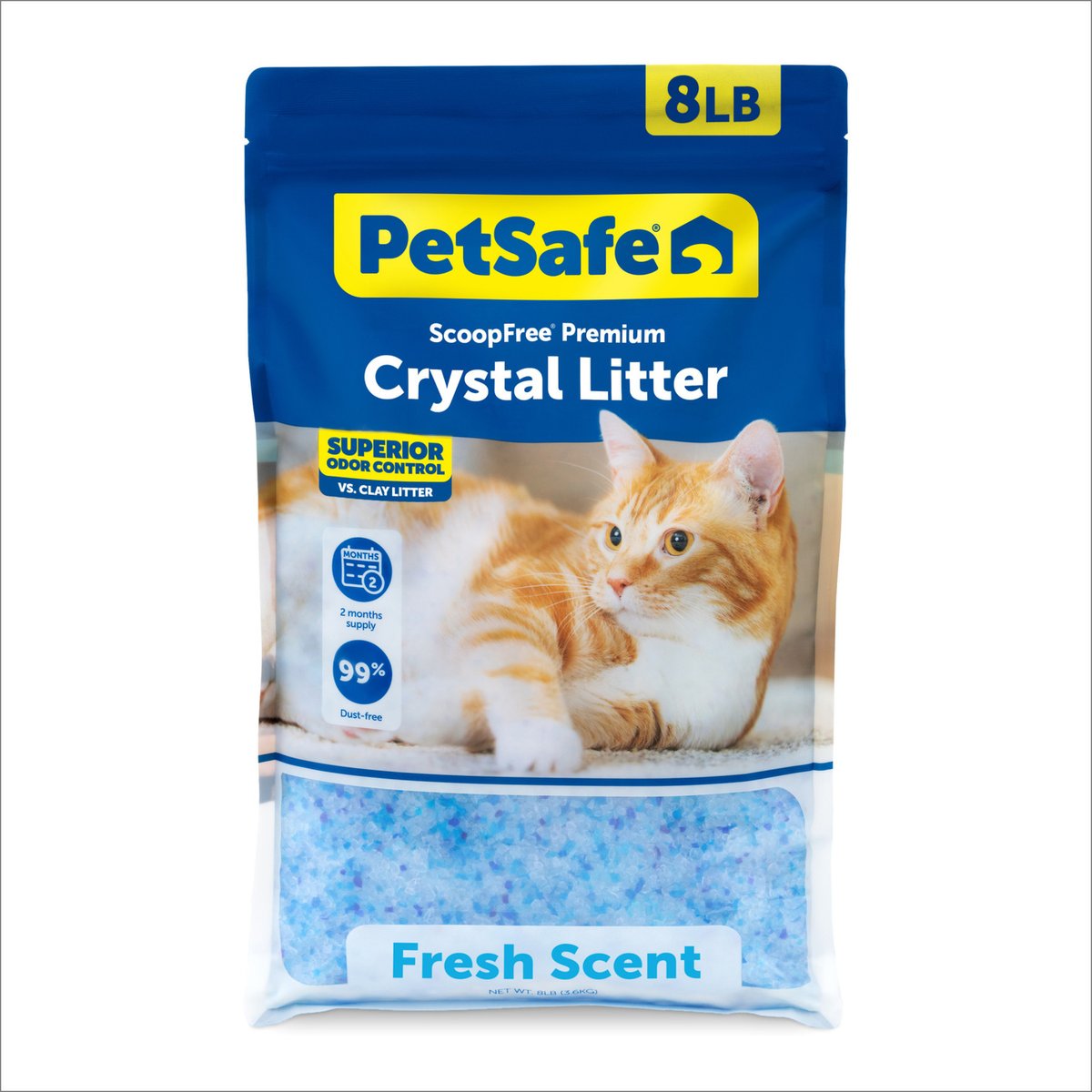 PetSafe ScoopFree Premium Fresh Crystal Cat Litter, 8-lb bag