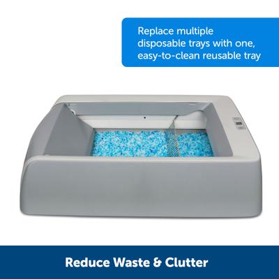 Show full view: PetSafe ScoopFree Premium Scented Cat Litter, 2 pack + Reusable Cat Litter Tray slide 8 of 10