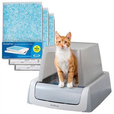 PetSafe PetSafe ScoopFree Premium Unscented Litter + Covered Automatic Cat Litter Box