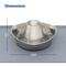 Show in main carousel: PetSafe Seaside Stainless Steel Cat Water Fountain, 60-oz slide 2 of 12