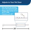 Show in main carousel: PetSafe Sliding Glass Dog & Cat Door Security Bar, One Size, White slide 4 of 8