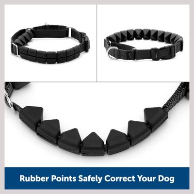 Show full view: PetSafe Soft Point Martingale Dog Training Collar, Black, Medium slide 3 of 9