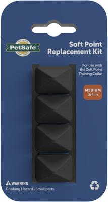 Show full view: PetSafe Soft Point Replacement Dog ID Accessory, Black, 4 count, Medium slide 7 of 8