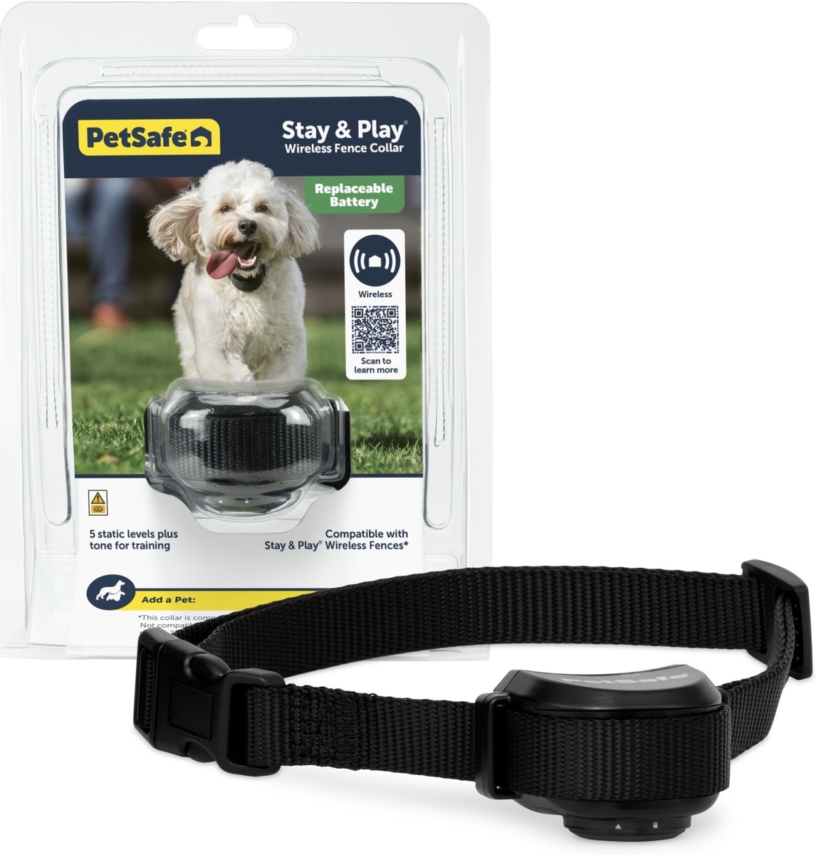 PetSafe Free to Roam Wireless Fence Receiver Collar, image size:1146x1200