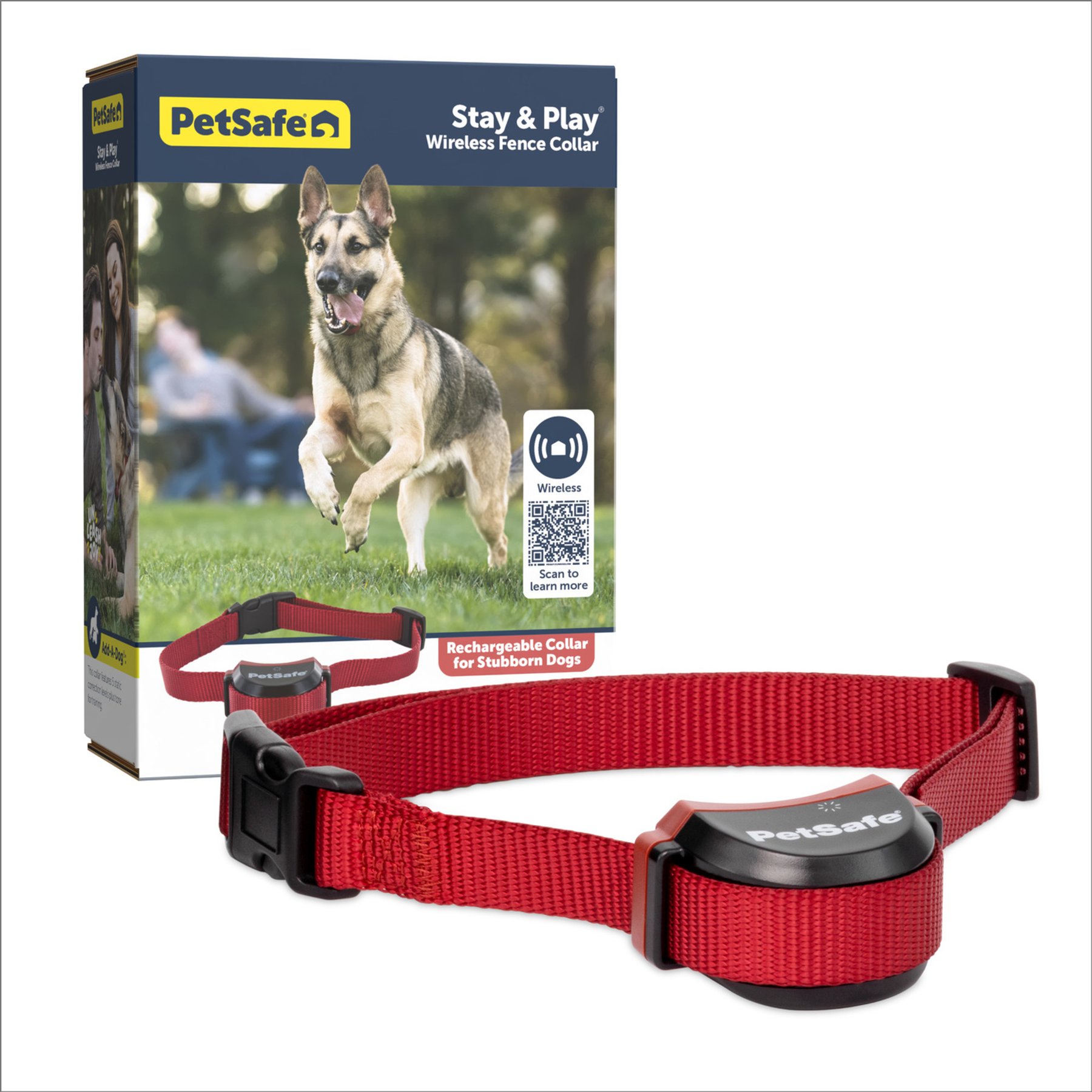 PetSafe Stubborn Dog Stay + Play Wireless Fence Receiver Collar