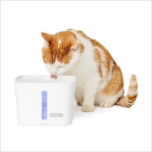 PetSafe Viva Plastic Cat & Dog Fountain, White, 64-oz