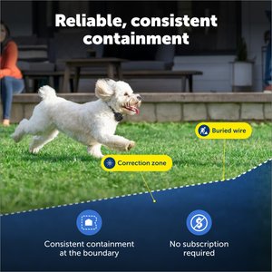 PetSafe YardMax Extra Receiver Collar for In-Ground Fence System Waterproof & Rechargeable for Endless Boundary Safety