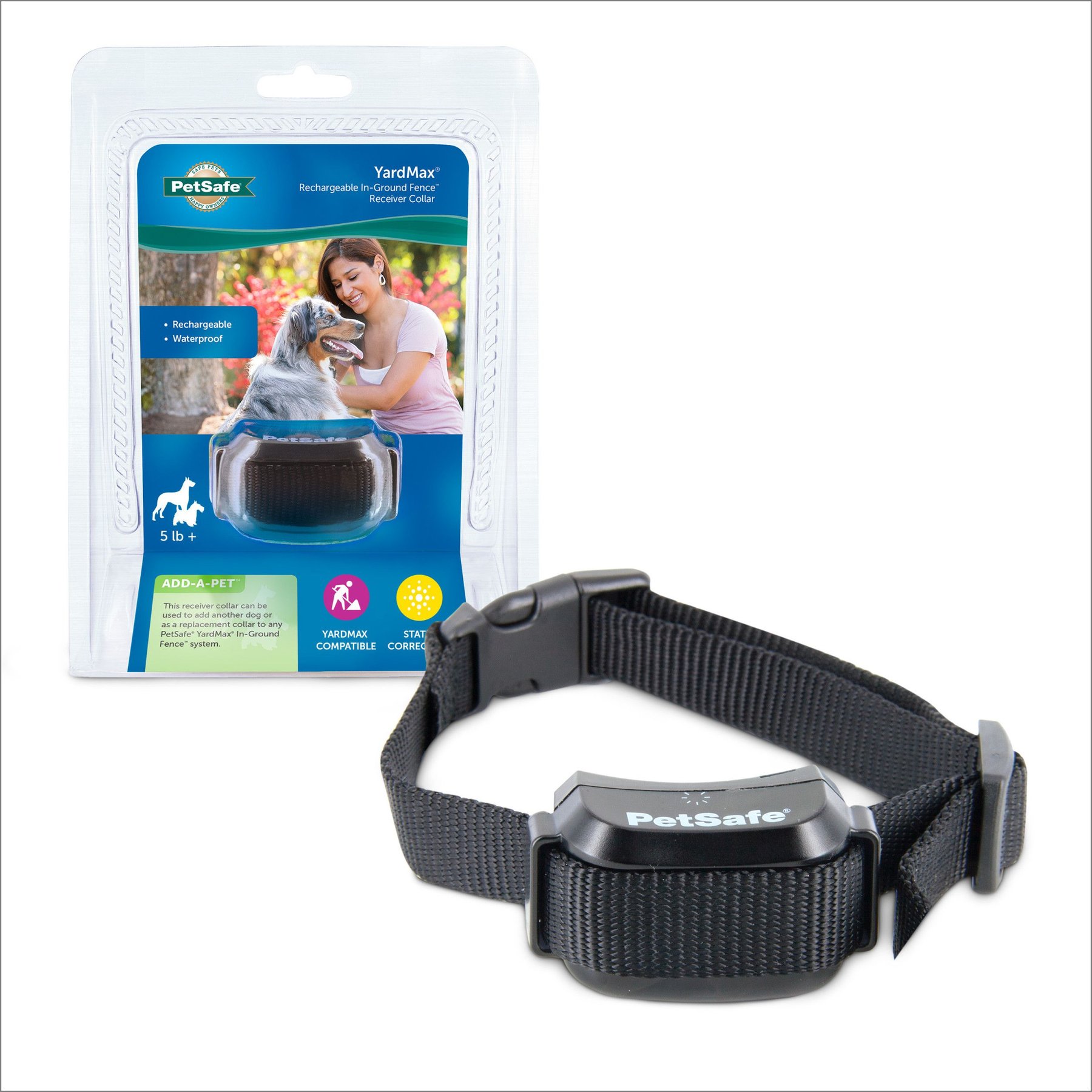 Remote Dog Training Collar For Dogs With Rechargeable And Waterproof E- Collar Trainer : Dog Training Collars